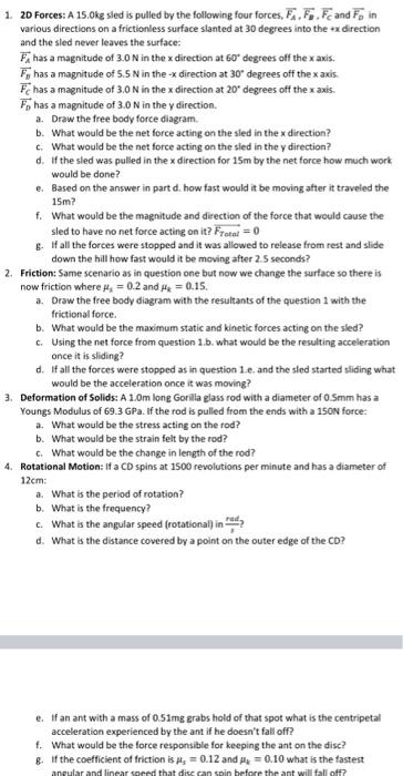 Solved 6 2 The Work Energy Theorem And Kinetic Energy A Chegg Com