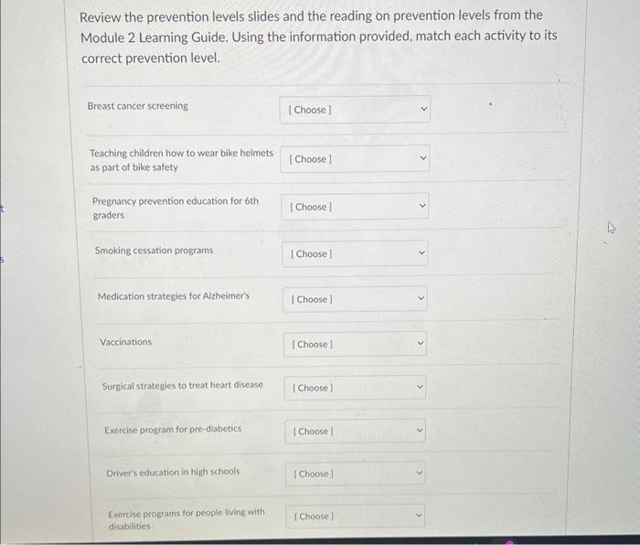 2 5 Levels Of Prevention Medicine Libretexts