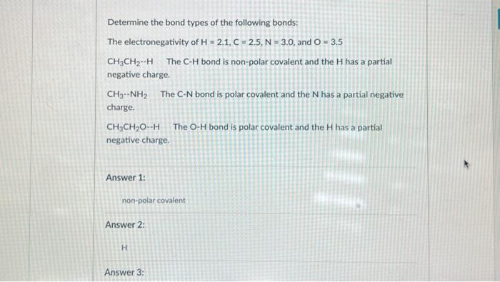 Solved For The Following Determine Which Of The Bonds Are Chegg Com