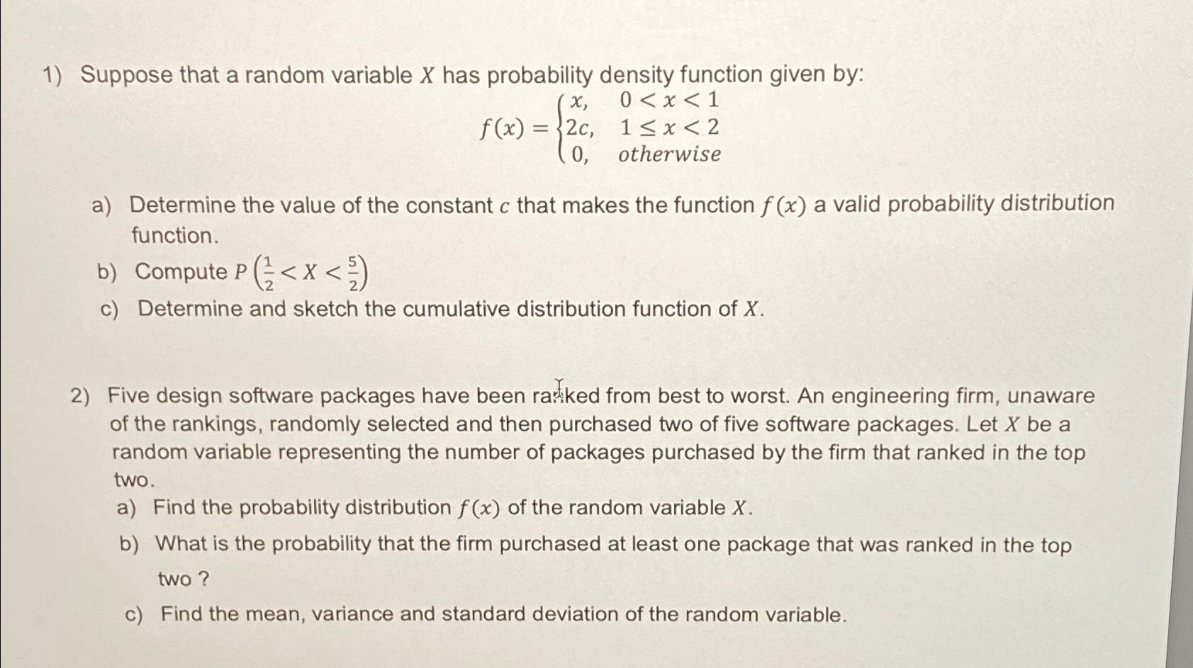 Solved 25 Statistics And Probability Please Only Answer Chegg Com