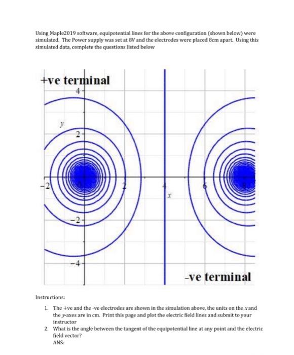 Solved Electric Fields Mapping Laboratory 1 I Introduction Chegg Com