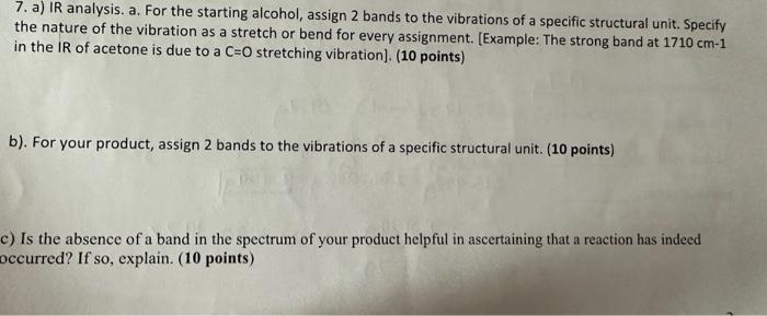 Solved This Is The Ir Results From Hydration Of Cyclohexene Chegg Com