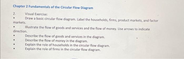 Solved The Circular Flow Diagram Illustrates That In Chegg Com