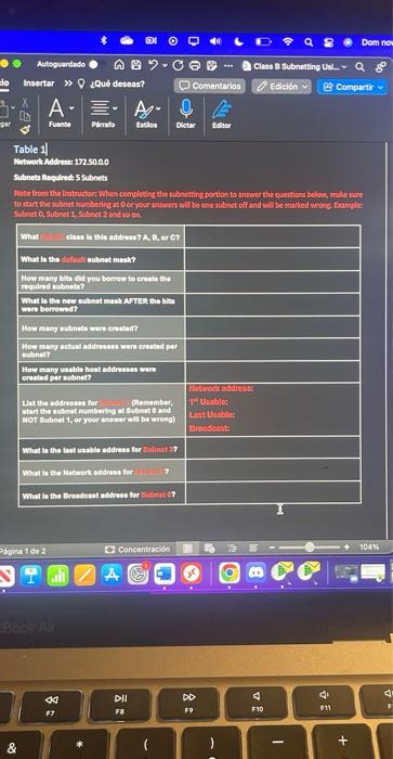Solved Problem 2 1 Pt The Following Table Has The Time Chegg Com