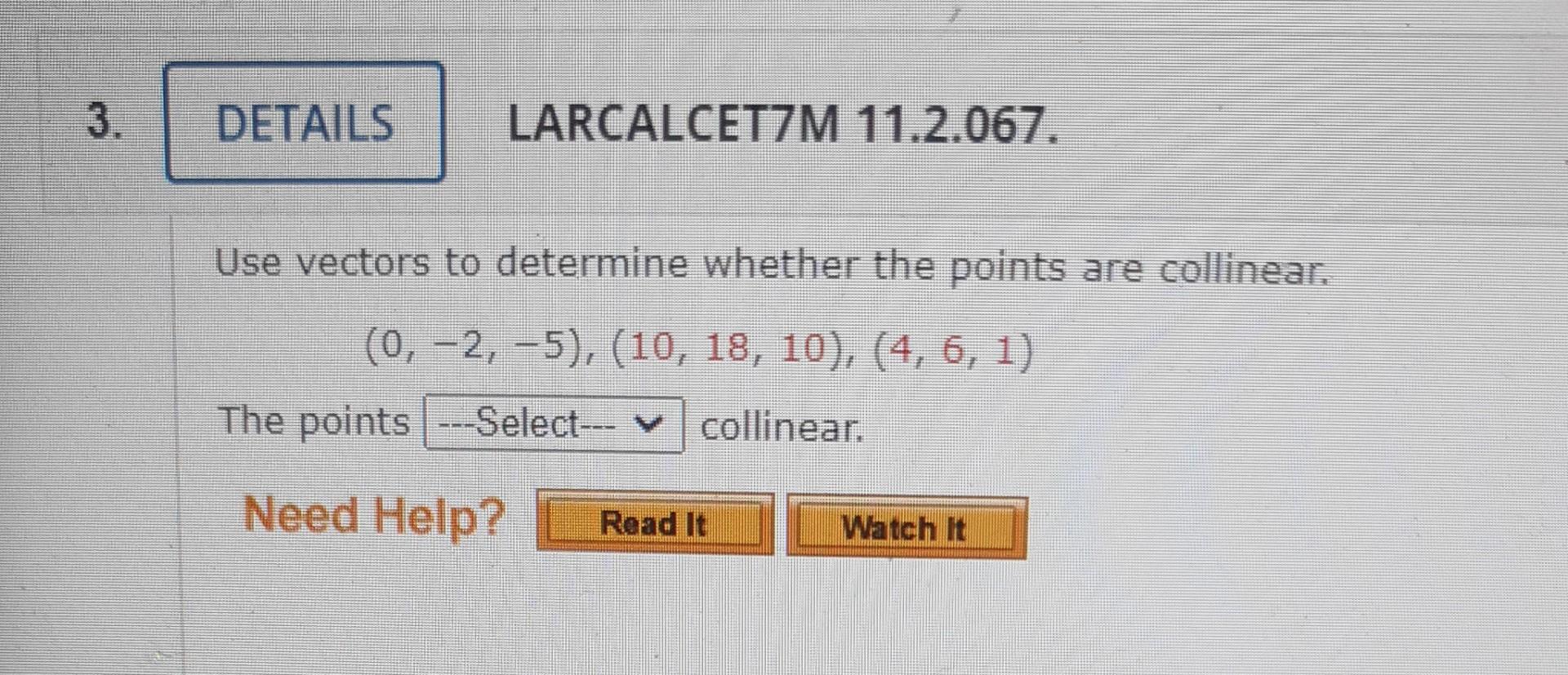 Solved Determine Whether The Points Are Collinear 4 5 Chegg Com