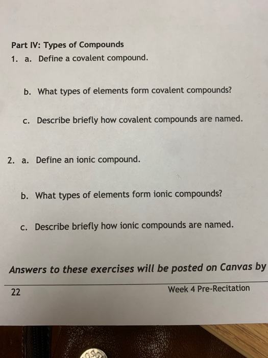 Covalent Compounds Section 4 1 Covalent Compounds Covalent