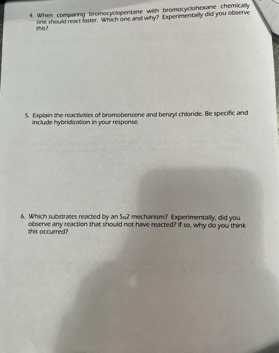 Solved This First Question Relates To Substrate 1 Does Chegg Com