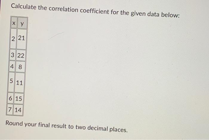 Solved Calculate The Appropriate Correlation Coefficient For Chegg Com.git/info/refs