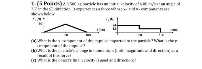 Solved 5 A 10 Kg Object Initial Velocity At Point 10 Ms Chegg Com