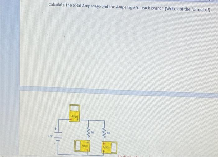 Calculate Amperage For Home