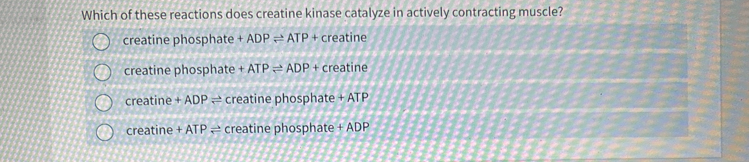 Solved 6 General Structural Features Of The Creatine Kinase Chegg Com