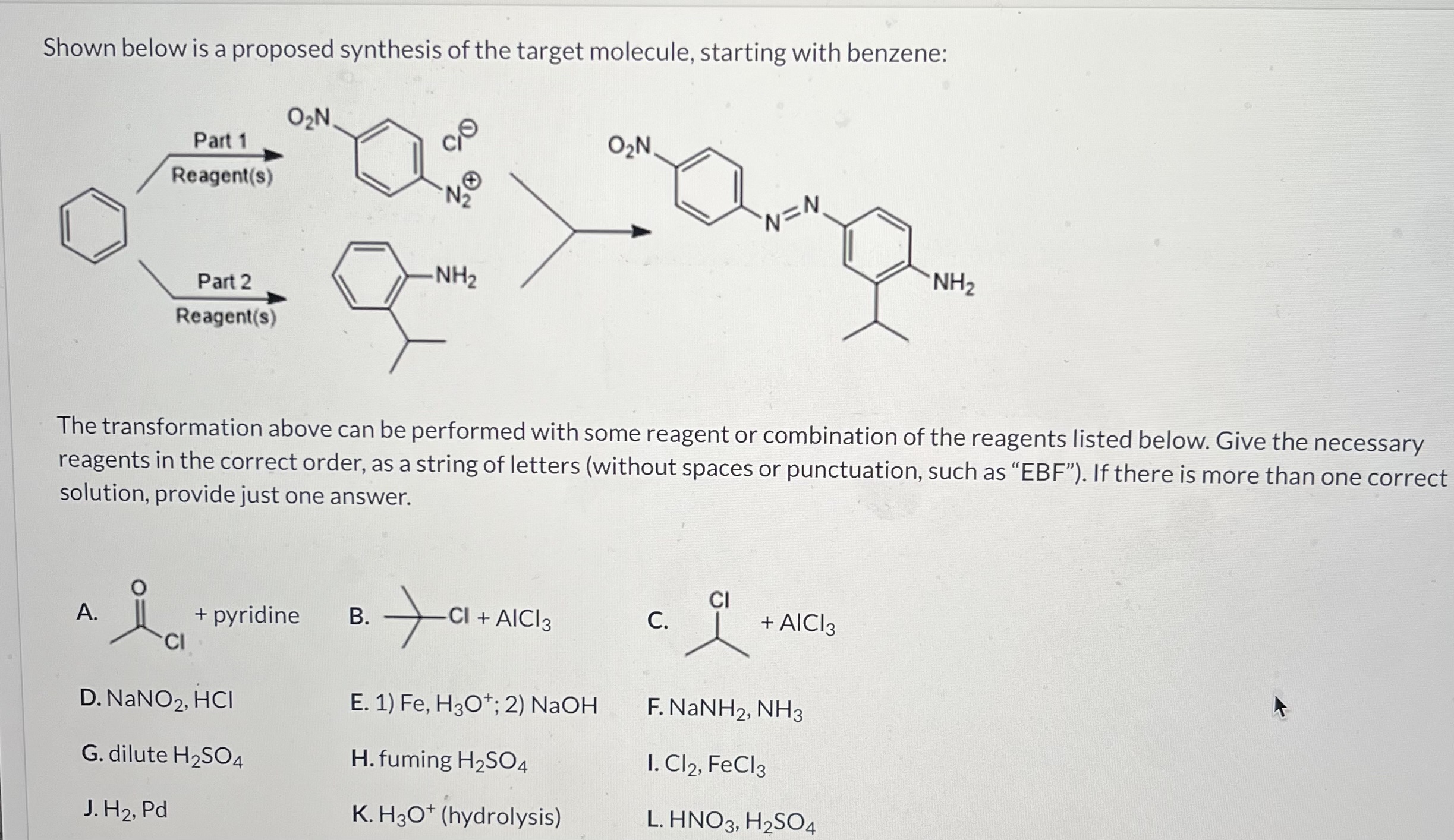 Solved 7 Consider The Proposed Synthesis Below 1 H3o Chegg Com