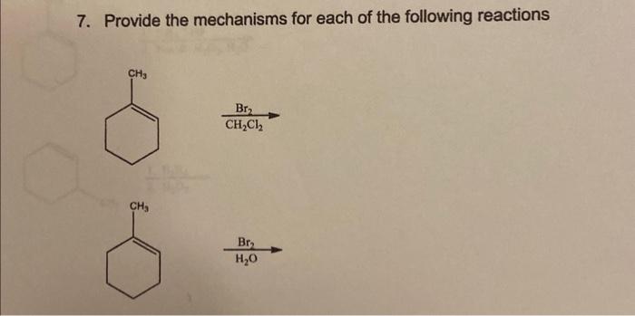 Compare The Following Two Mechanisms And Answer The Chegg Com