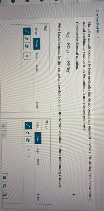Solved Many Free Radicals Combine To Form Molecules That Chegg Com