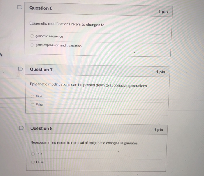 Solved What Are The Major Mechanisms Of Epigenetic Genome Chegg Com