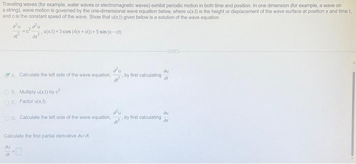 Solved 15 Mcqs Two Waves Travelling In The Same Direction Are Given By