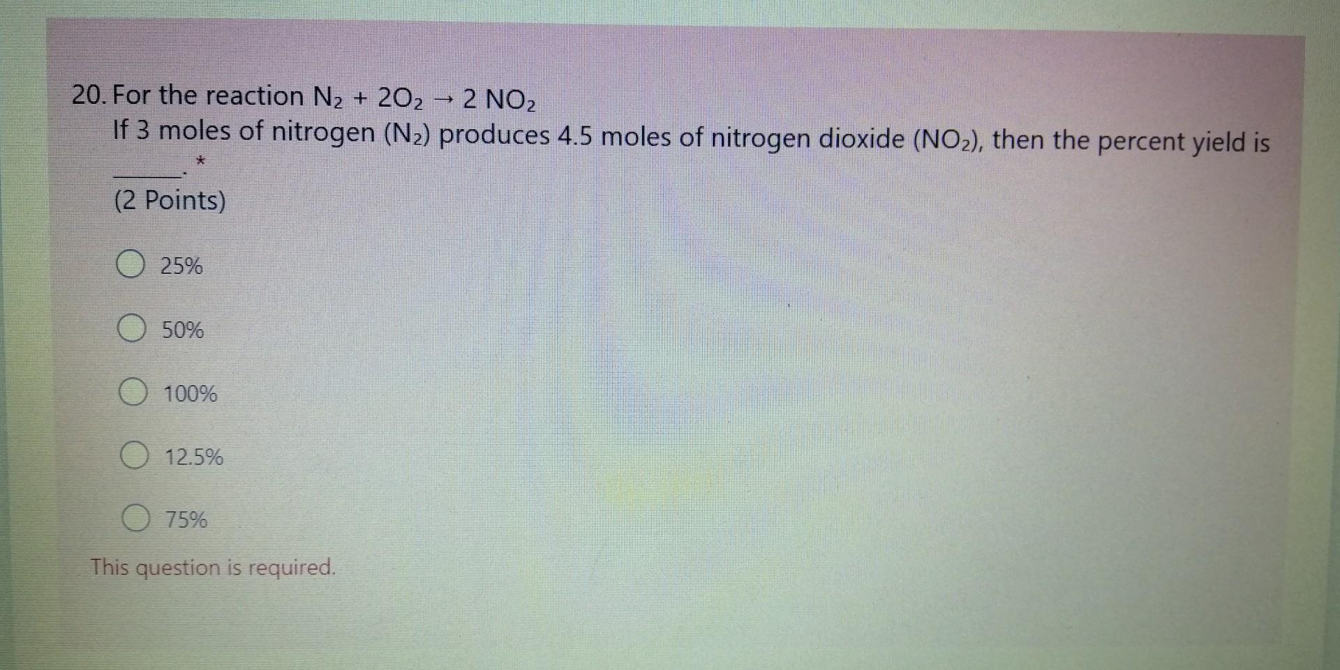 Solved For The Reaction 2 H2 2 No N2 2 H20 The Observed Chegg Com