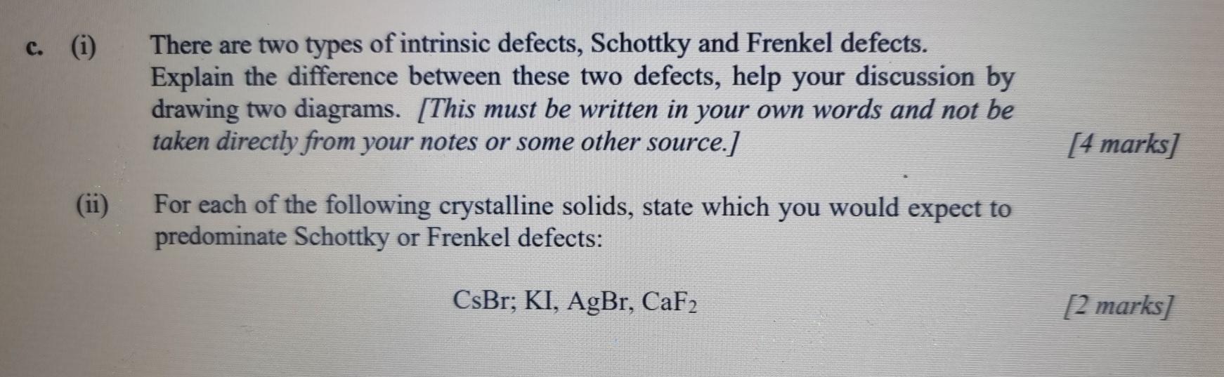 Intrinsic And Extrinsic Defects Pdf