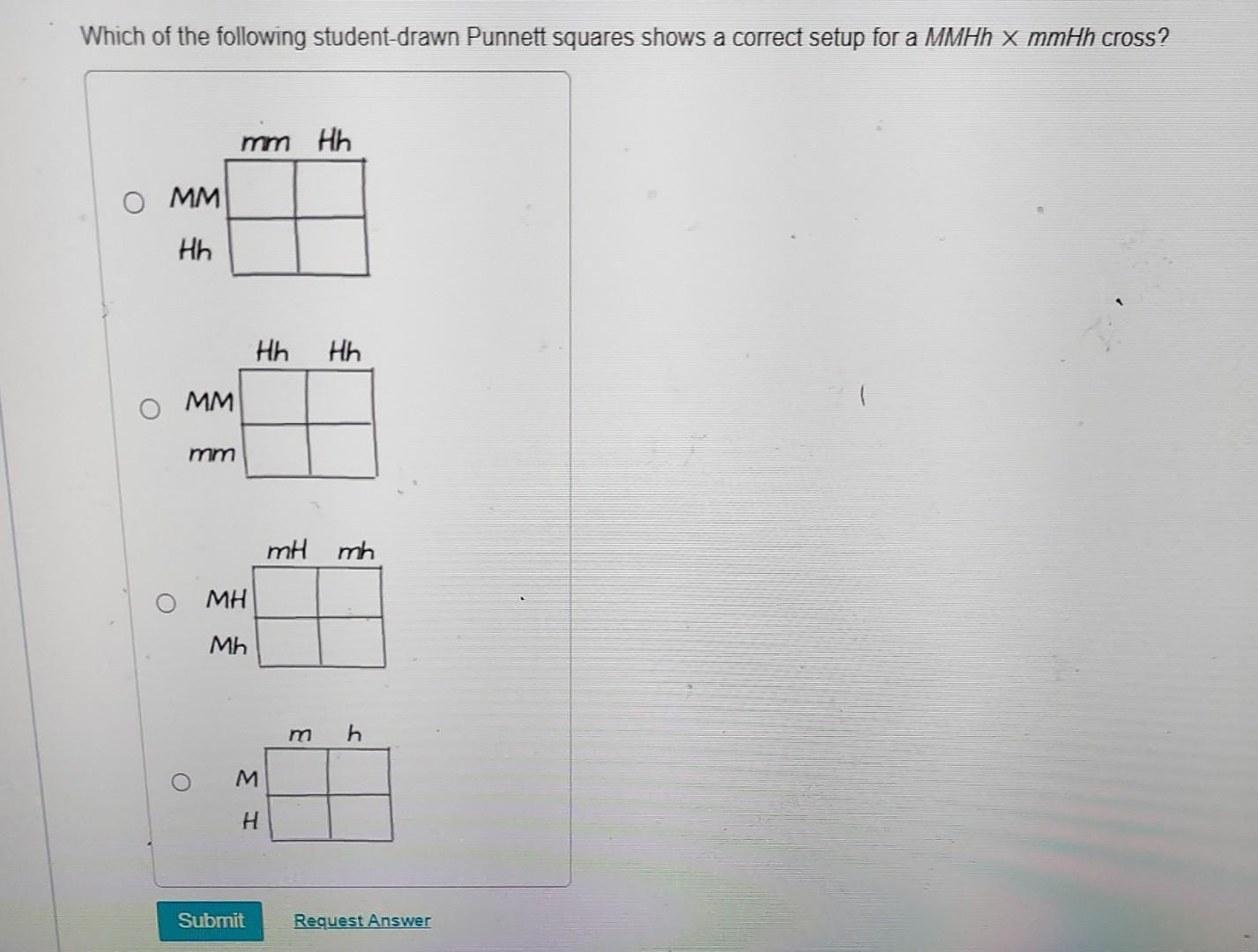 Solved 2 List Two Possible Gamete Genotypes Produced By A Chegg Com