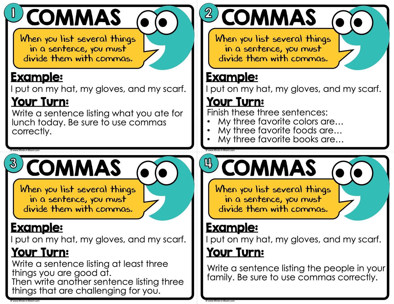Comma Usage Rules