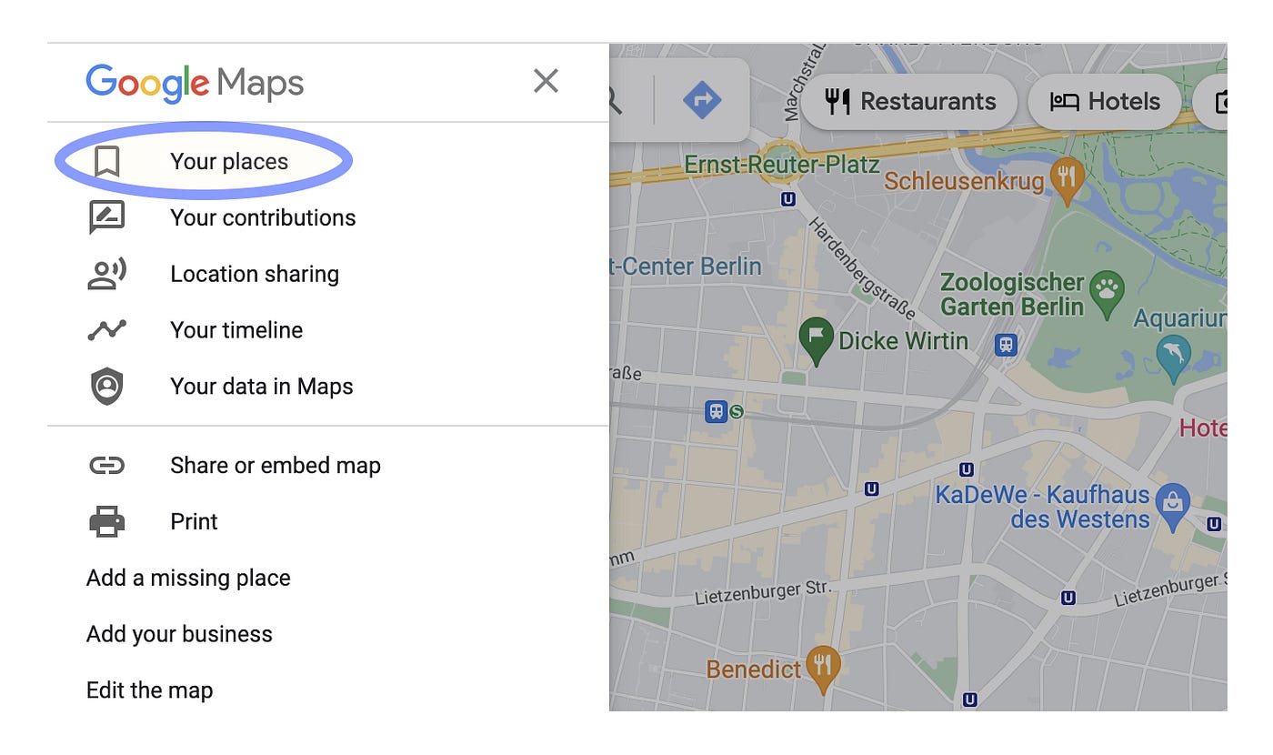 Create Your Own Map Google Maps