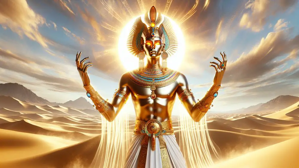 God Shown As Having Four Arms And Blue Skin