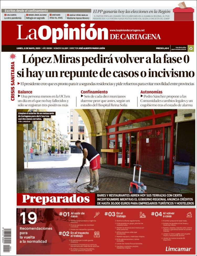 Portada Del Diario La Opinion Del Dia 10 11 2022 News Europa