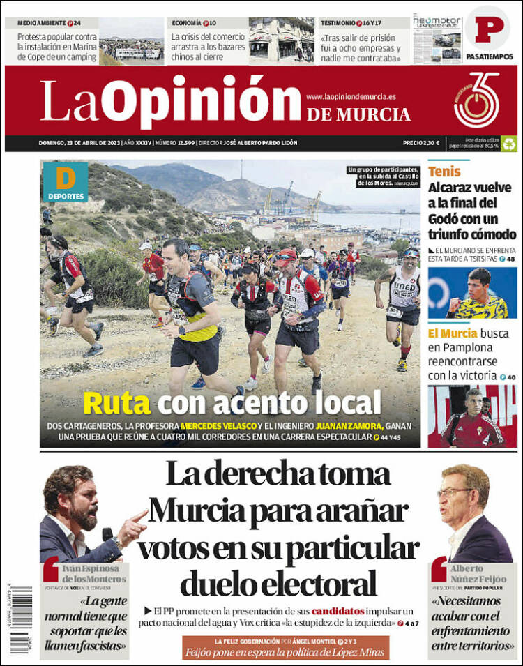 Portada Del Diario La Opinion Del Dia 13 10 2023 News Europa