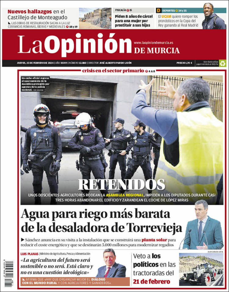 Portada Del Diario La Opinion Del Dia 23 11 2022 News Europa