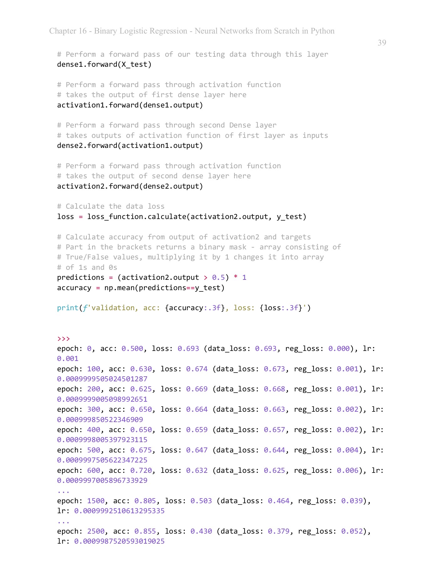 Neural Networks From Scratch In Python Willington Island Page 419