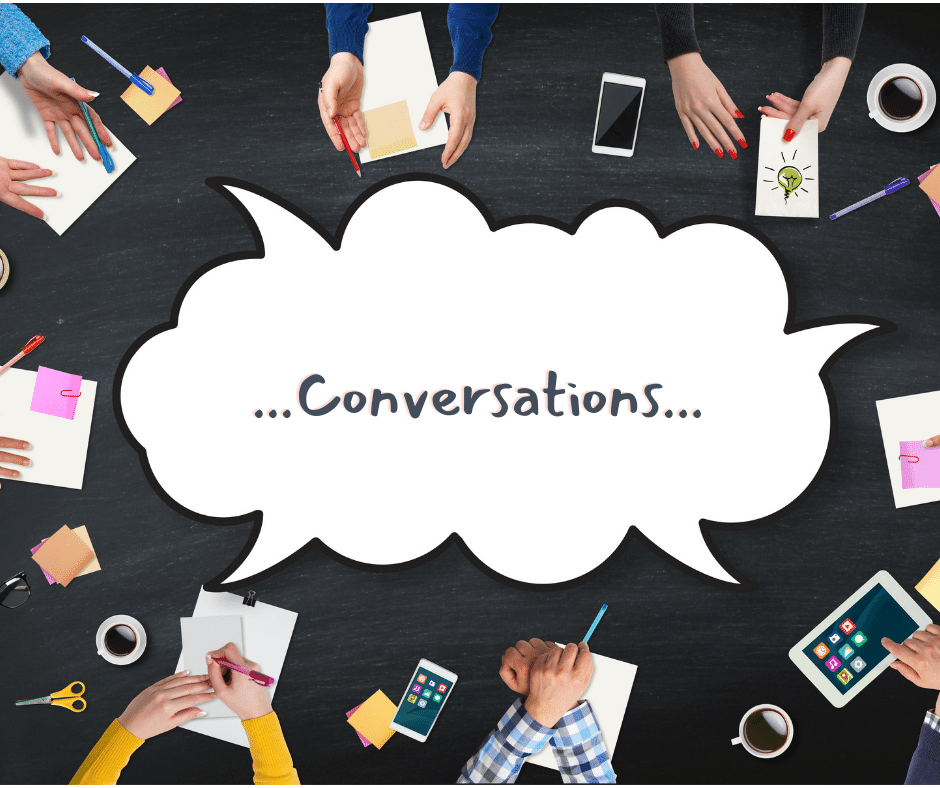 Conversation Stock Photo