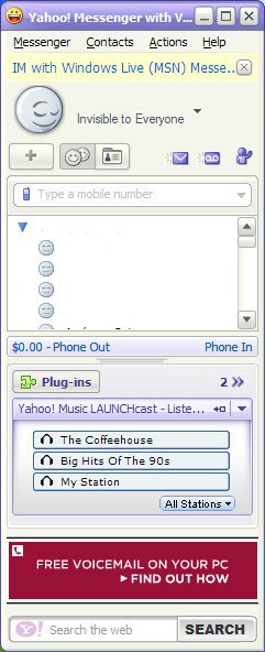 Yahoo Main Page Settings