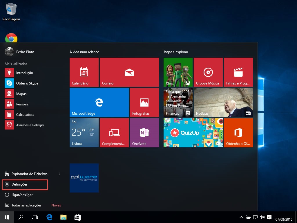 Fixar Itens E Pastas Do Painel De Controlo Ao Menu Iniciar Do Windows
