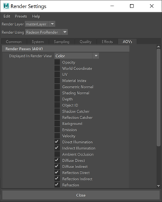Aovs Render Pass Render Pool Rendapuru
