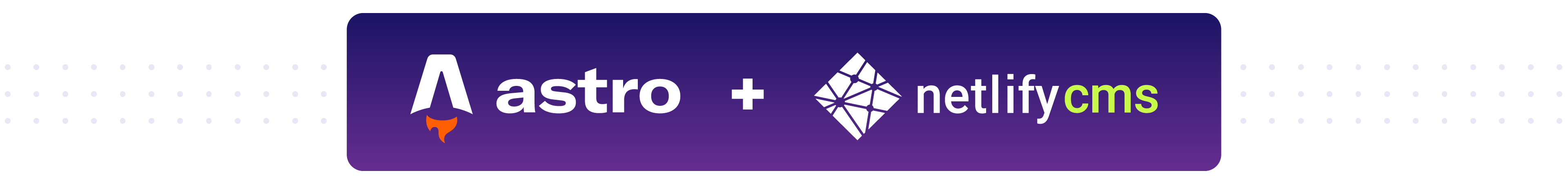 Netlify Our Official Deployment Partner Astro