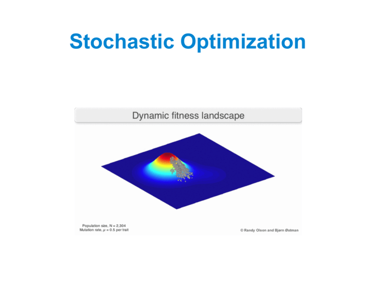 Stochastic Optimization Methods Applications In Engineering And