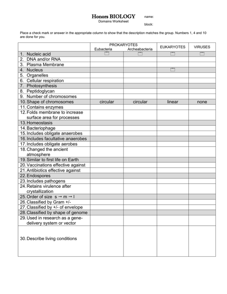 Honors Biology 1 Additional Information B 2 3 Cell Structure Function
