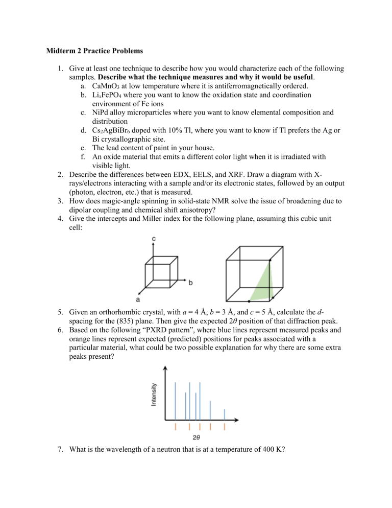 Practice Midterm Ii With Solutions Practice Midterm Ii Solutions At