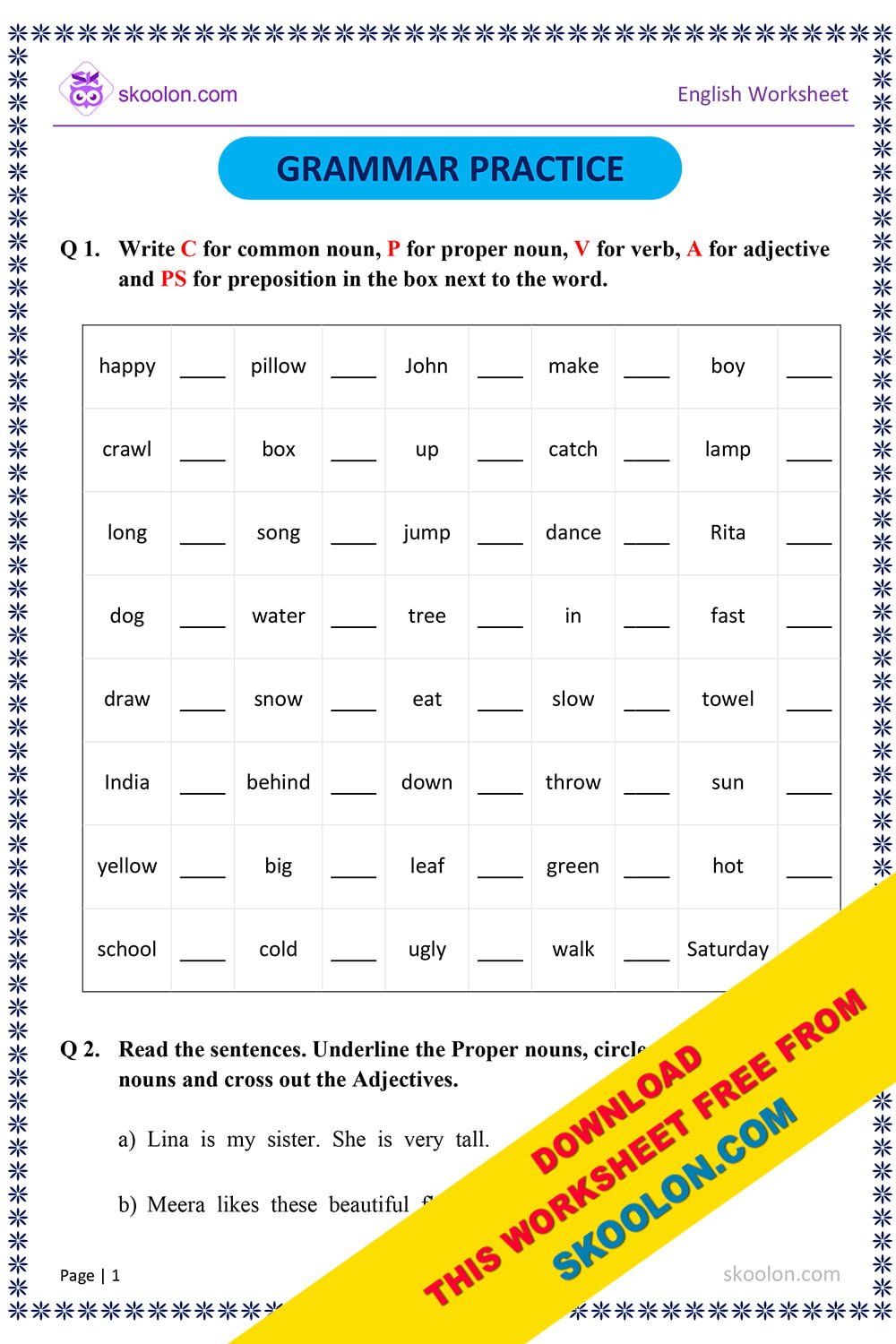 sentence writing practice worksheets