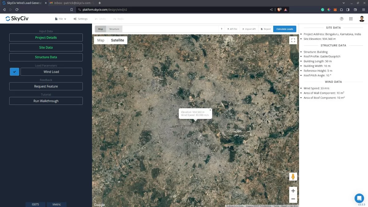 Is 875 Wind Load Calculations Skyciv Engineering