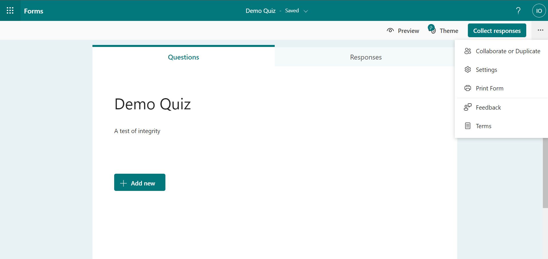 Create A Dropdown List In Microsoft Forms