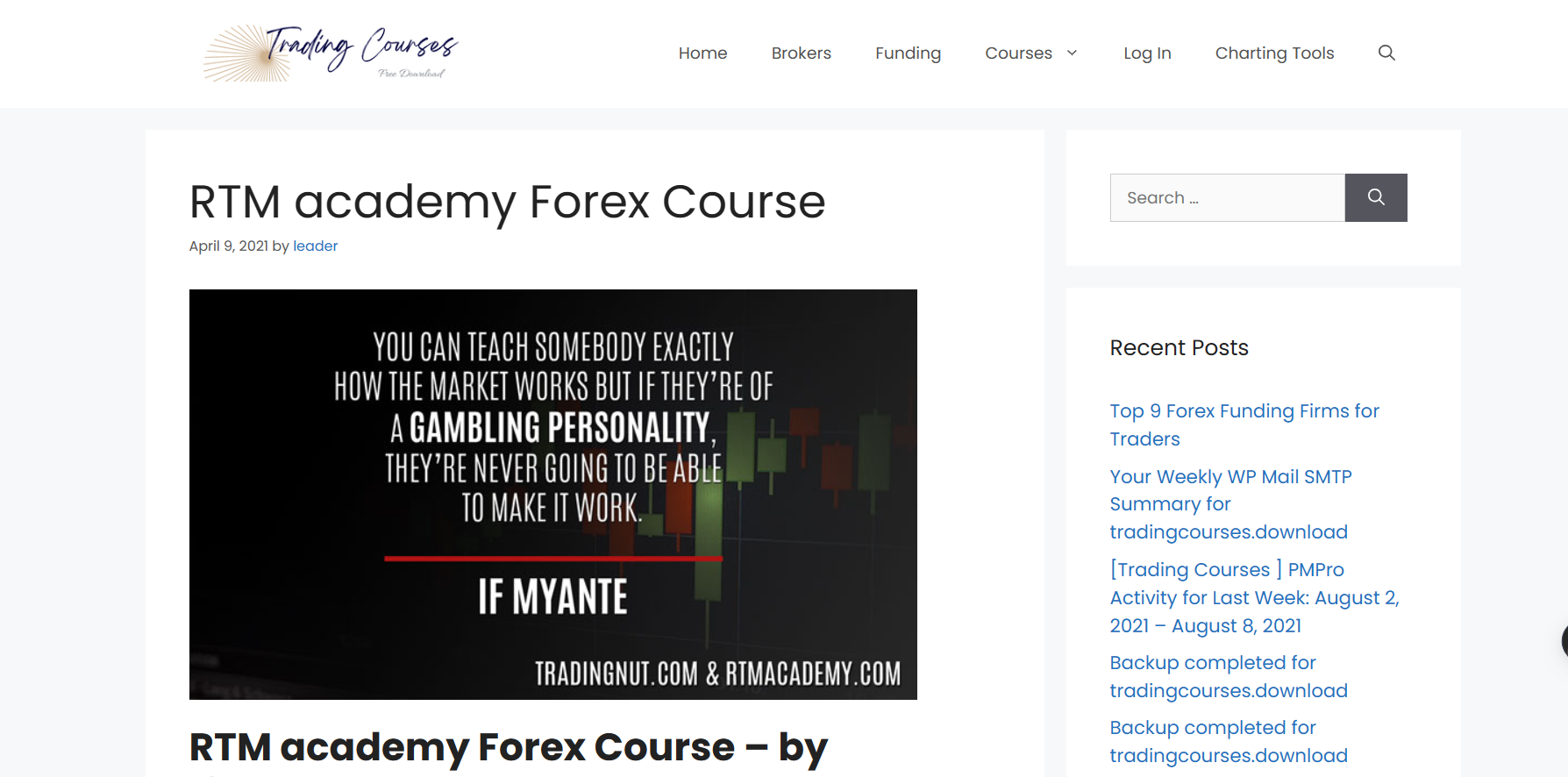 Rtm Academy Forex Course By Ifmyante Atslibrary Com