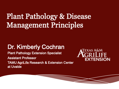 Introduction To Principles Of Plant Pathology