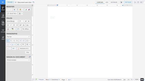 Traitement De Texte Word En Ligne