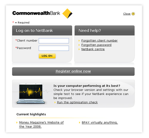 Commbank Netbank Logon