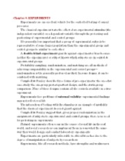Chapter 8 Experiments