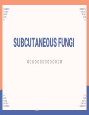 Solution Subcutaneous Systemic Opportunistic Fungi Studypool