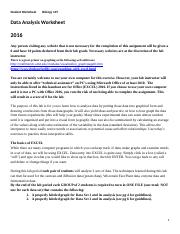 Exploring Student Performance In Biology Using Data Analysis Course Hero