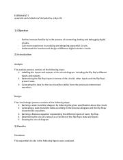 Coen 212 Lab 1 Coen 212 Lab 1 Coen 212 Digital Systems Design 1 Lab