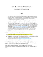 Introduction To Algorithms And Programming Practical Lab 1 Course Hero